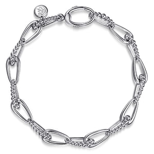 Sterling Silver Bujukan Link Bracelet